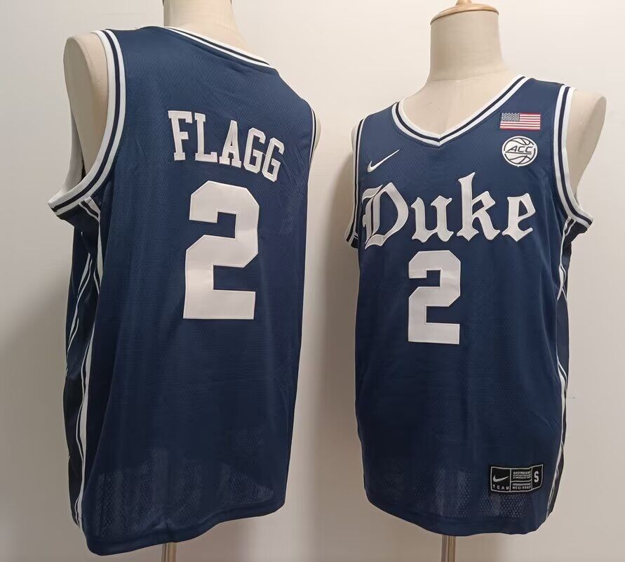 Men NCAA Duke Blue Devils College Basketball #2 Cooper Flagg blue 2024 Nike jersey->indianapolis colts->NFL Jersey
